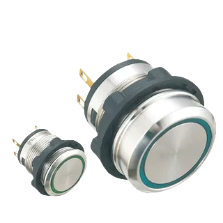 工图GK22mm金属不锈钢环形带灯按平钮启动停止SF22FM防水IP67CE认