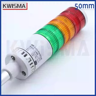 工图电气GK50mm三色灯多层红绿黄24V带蜂鸣折叠TLM5SIP65非派特莱 - 图片 2