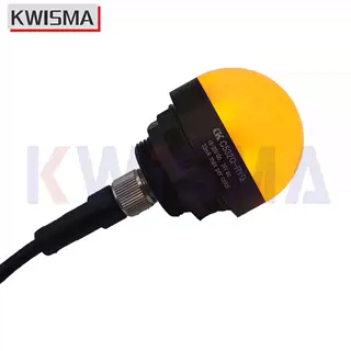 工图GK半球型指示信号三色灯50mm警示C532Q-RYG防水IP67红绿黄24V - 图片 2