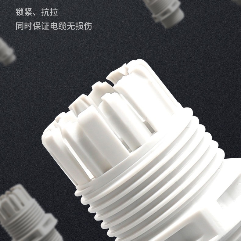WISKA德国进口ESKVSET16202532405063防水尼龙电缆接头UL认证 - 图片 3