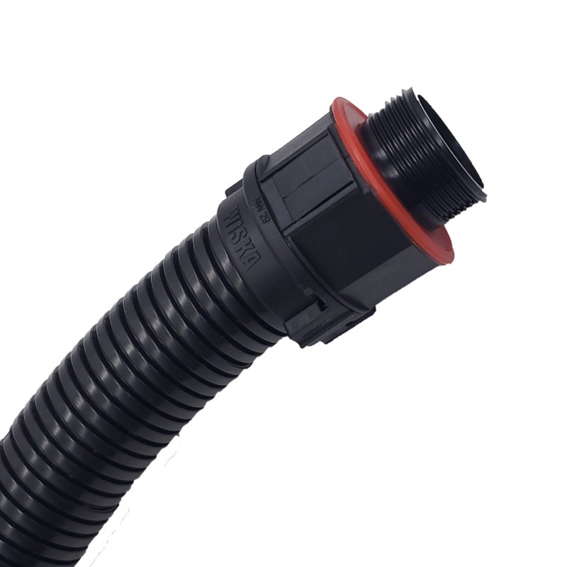 德国进口WISKA波纹尼龙软管接头NW管防水IP68抗拉EBFSM12532阻燃 - 图片 5