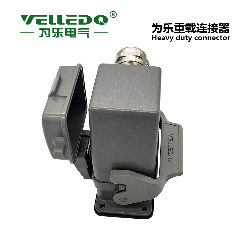 为乐电气VELLEDQ重载连接器外壳H10B-TSH-24B-M20532PG-K-F1L-CV - 图片 3